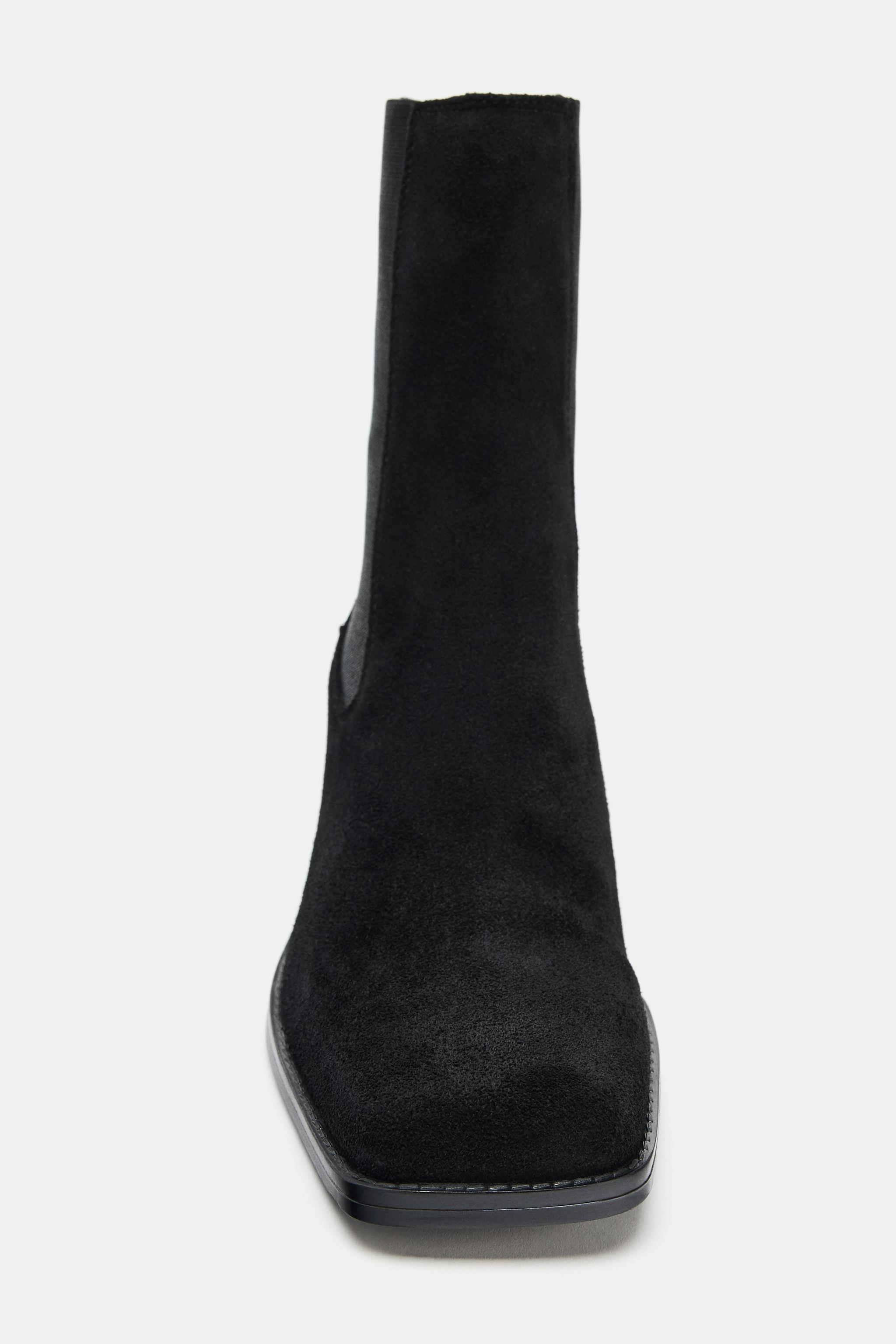 BLOCK HEEL ANKLE BOOTS